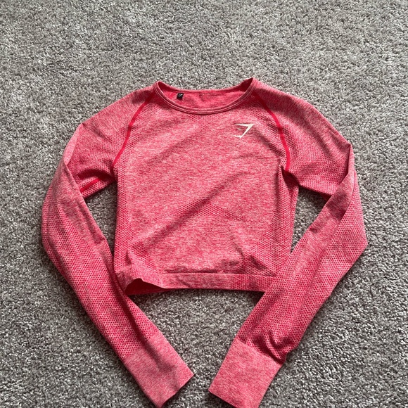 Gymshark Tops - GymShark (seamless) Long Sleeve Crop